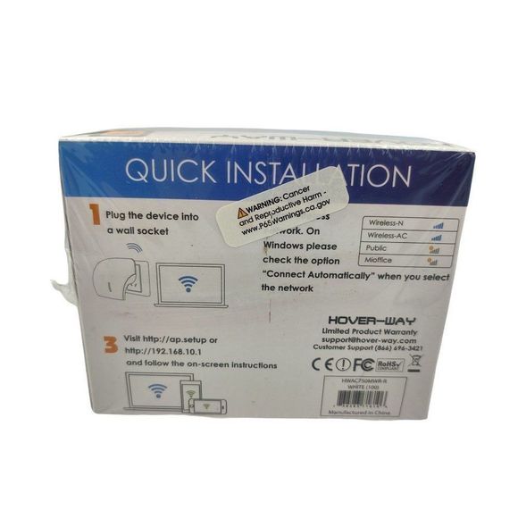 Hover-Way Mini Wireless Router Repeater AC750 - Picture 3 of 6
